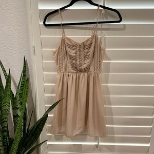 Blush dress with jeweled details ✨